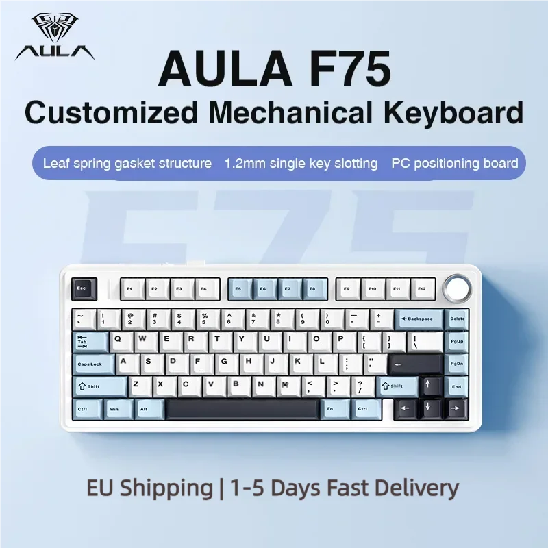 AULA F75 Wireless Gasket Mounted 75 % Keyboard