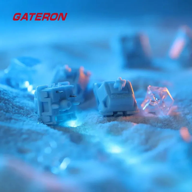 Gateron Sea Salt Smoothie POM 5 Pins Pre Lubed Linear Switch