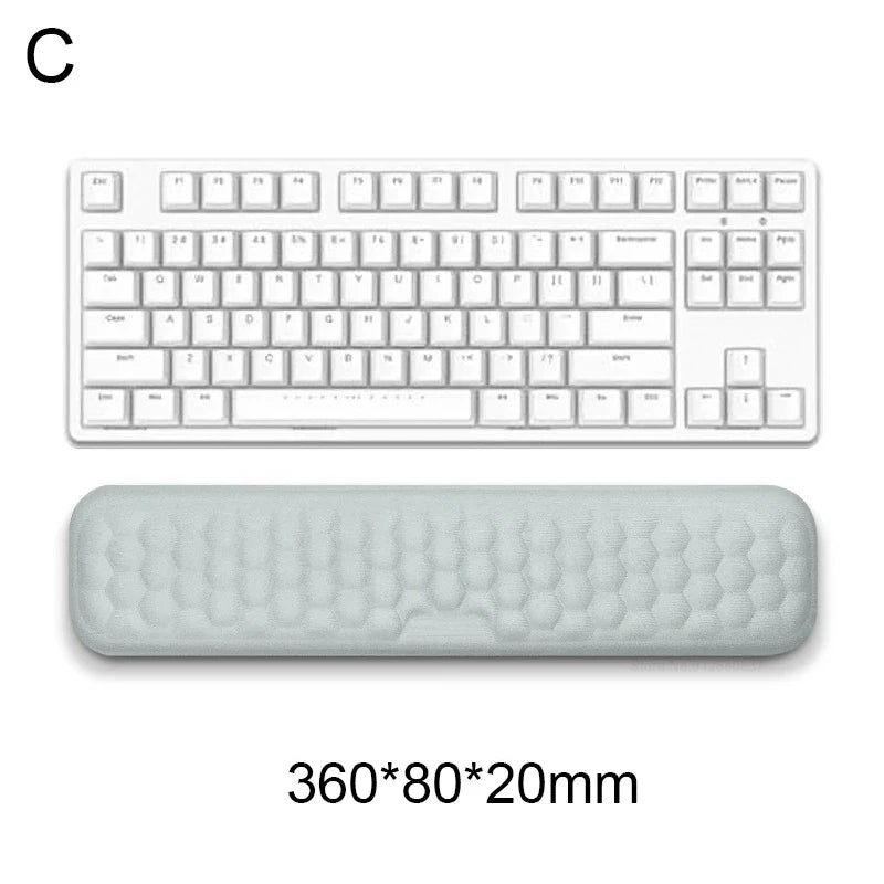 Ergonomic Keyboard & Mouse Memory Foam Wrist Rest