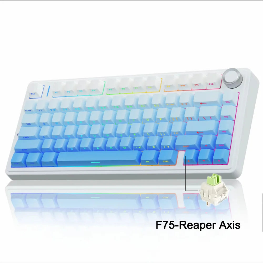 AULA F75 Wireless Gasket Mounted 75% Keyboard