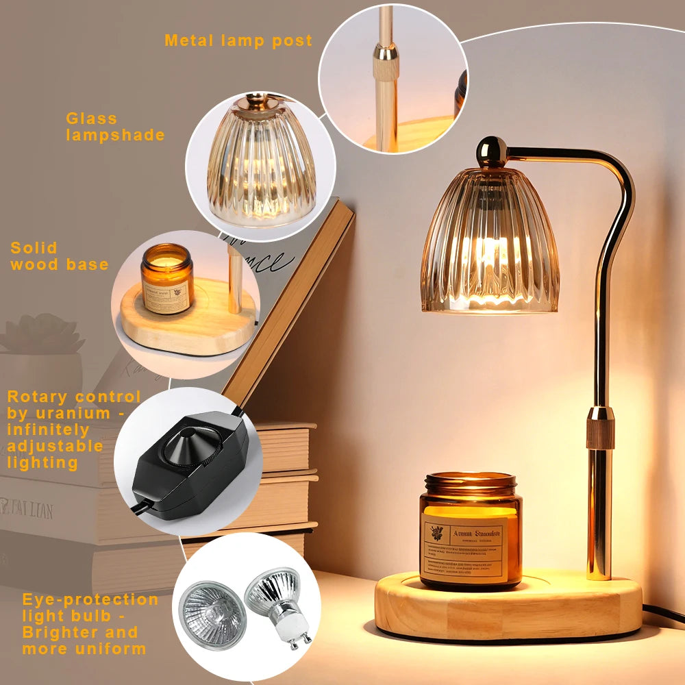 Dimmable Candle Warmer Lamp