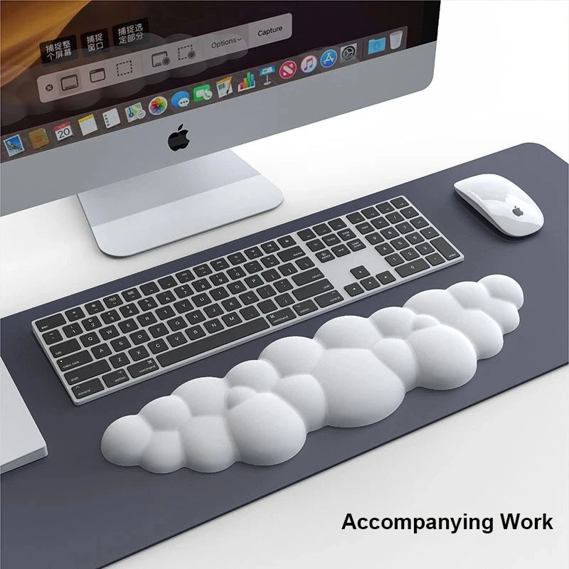 Cloud Wrist Rest for Keyboard & Mouse