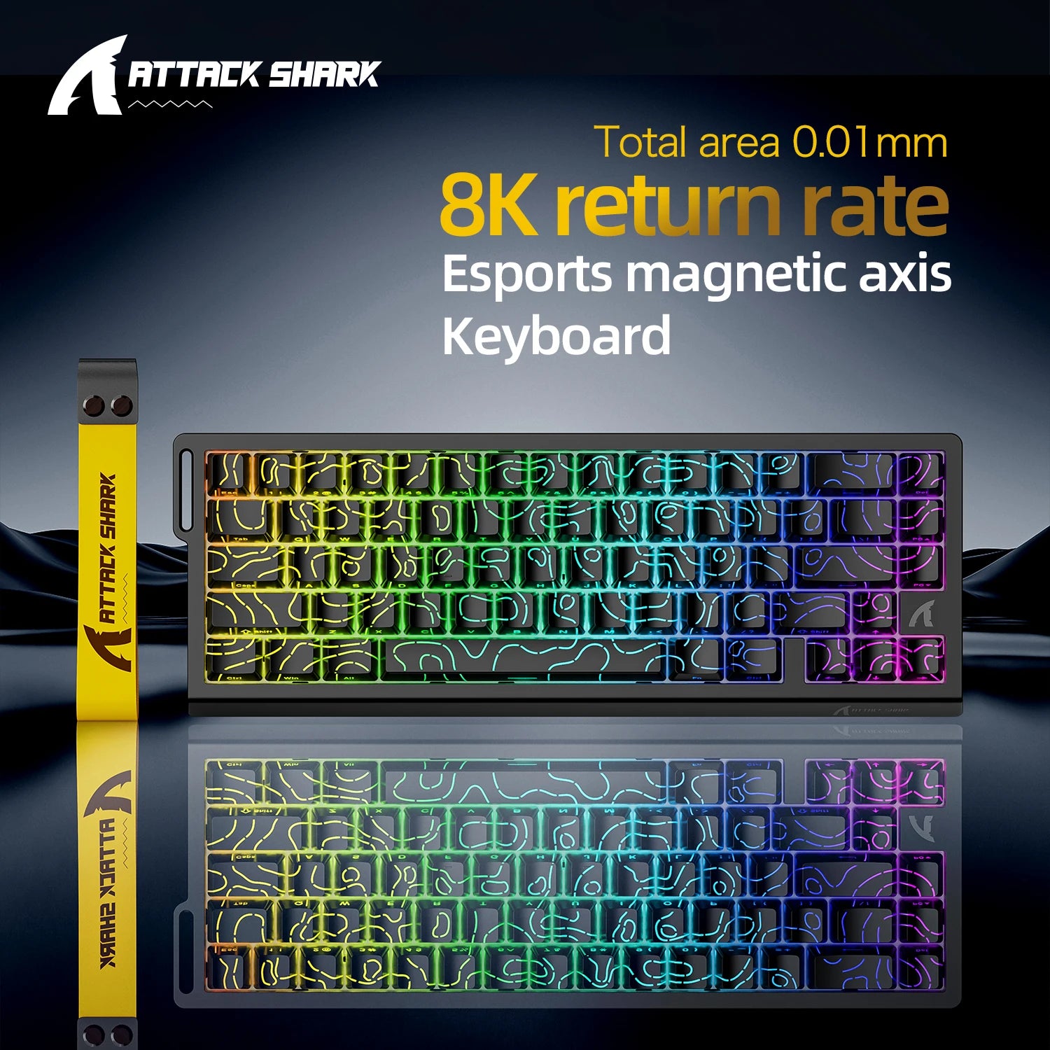 ATTACK SHARK X68HE Magnetic Rapid Trigger Keyboard