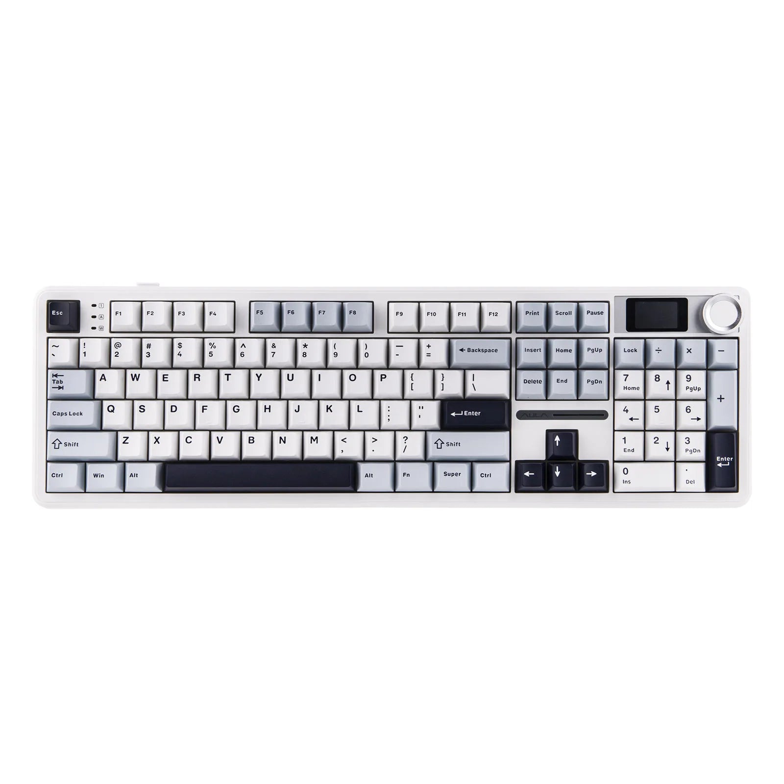 EPOMAKER AULA F108 PRO Full Size 100% Layout Gasket Mounted Wireless Keyboard