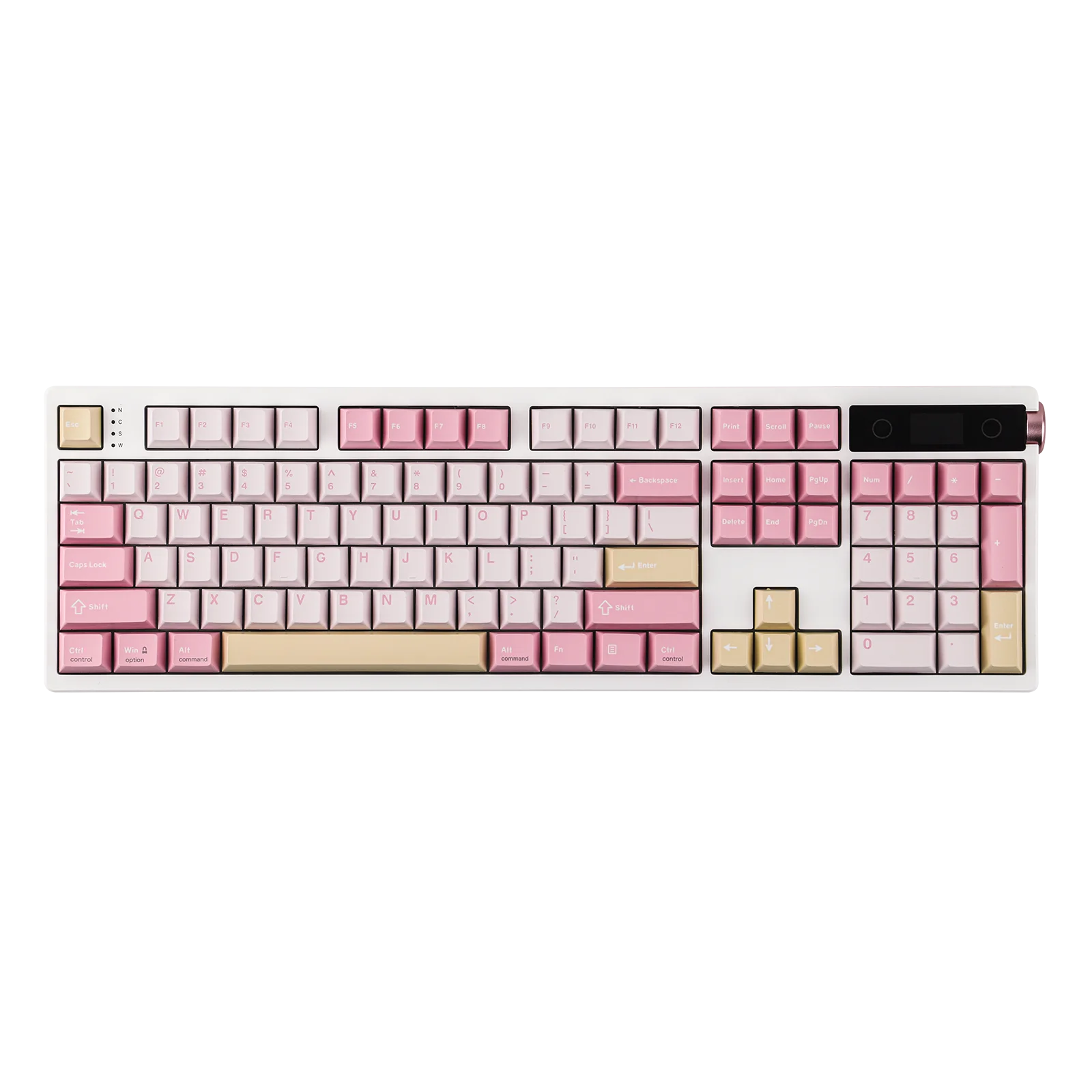 EPOMAKER TH108 PRO 100% Full-Sized Hot-Swap Wireless Keyboard with Screen & Knob
