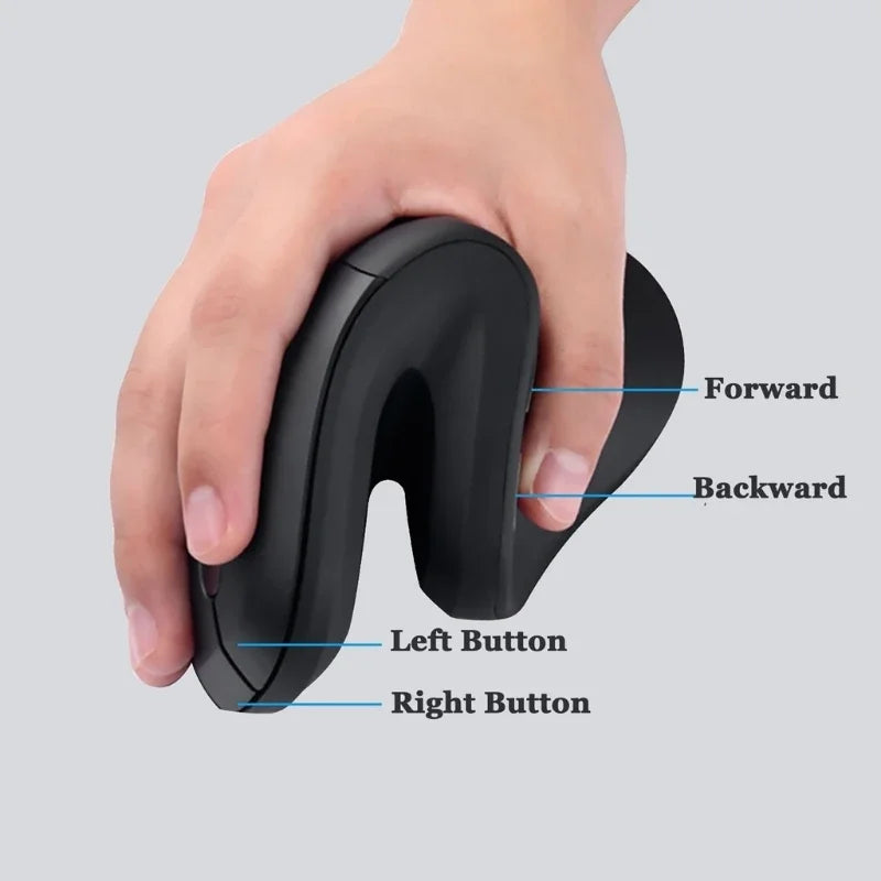 Ergonomic Vertical Mouse ( Wired, Battery, & Wireless Options)