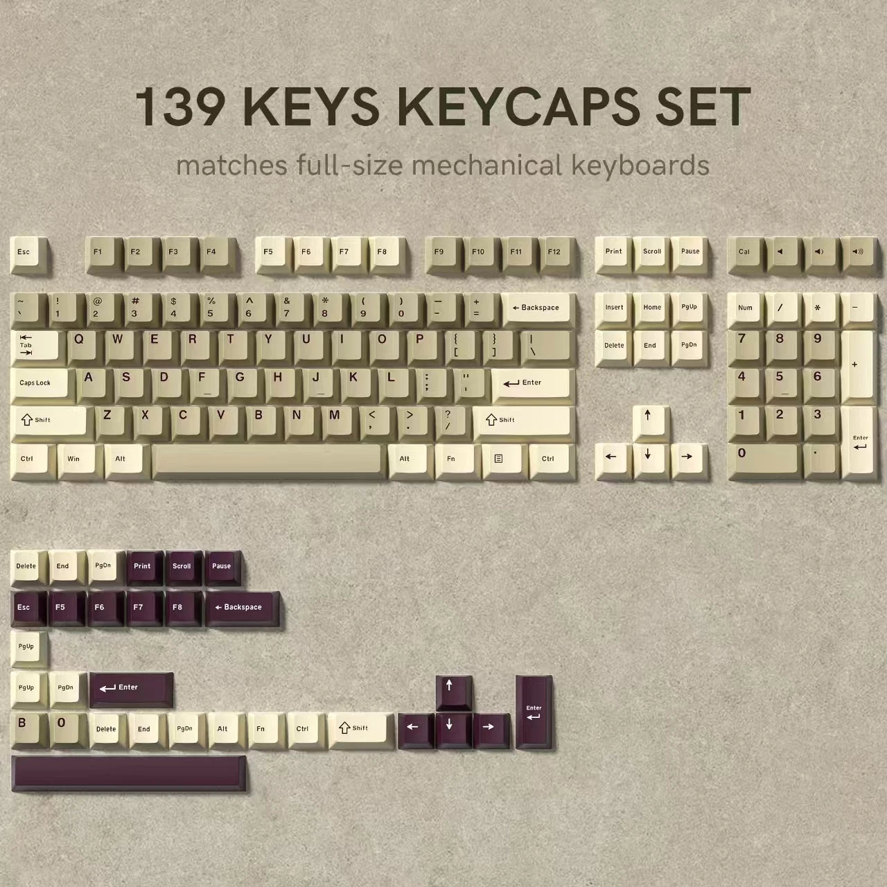 Womier Double Shot Key Cap Sets