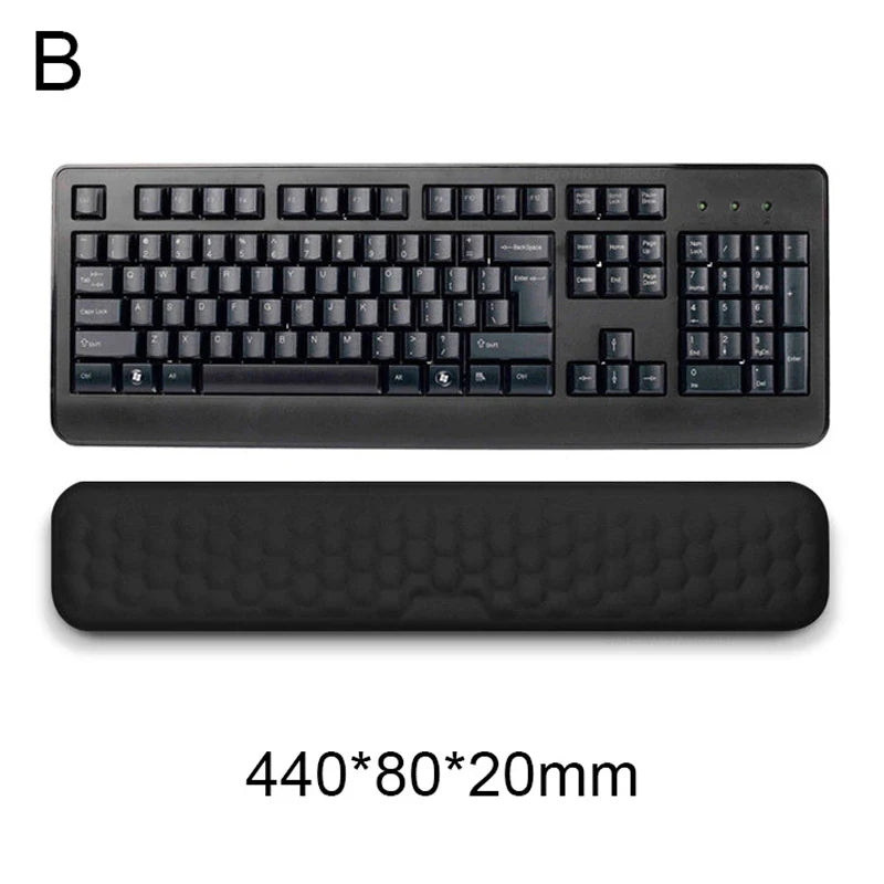 Ergonomic Keyboard & Mouse Memory Foam Wrist Rest