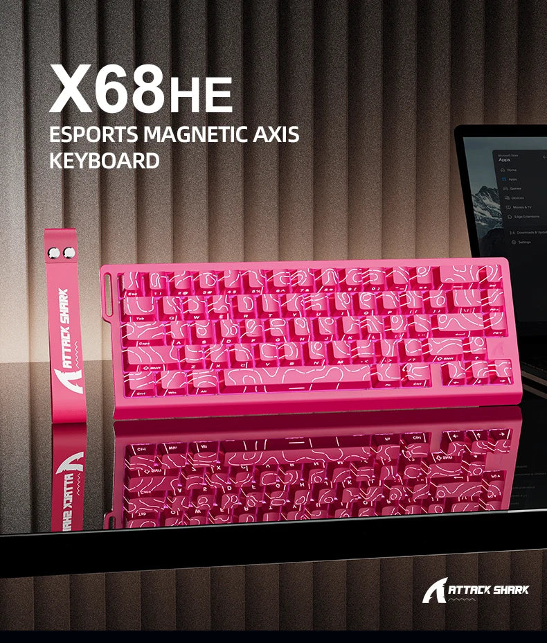 ATTACK SHARK X68HE Magnetic Rapid Trigger Keyboard