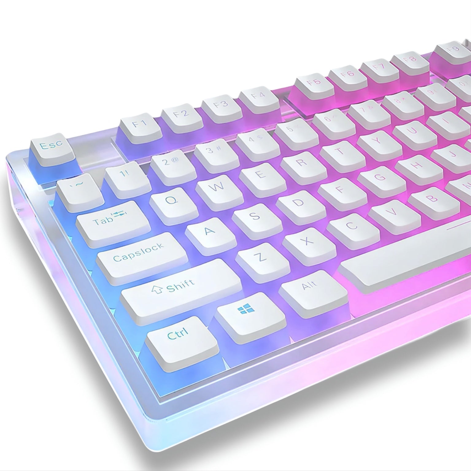 129 Key Pudding Keycap Set with OEM Profile with PBT Material