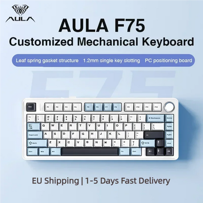 AULA F75 Wireless Gasket Mounted 75 % Keyboard