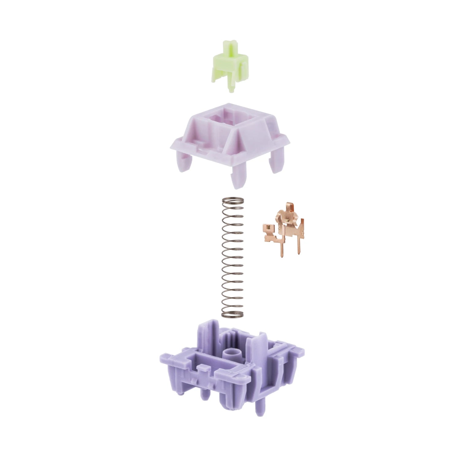 30/100 Piece EPOMAKER Wisteria Linear 45gf Factory Lubed 5-Pin Switches