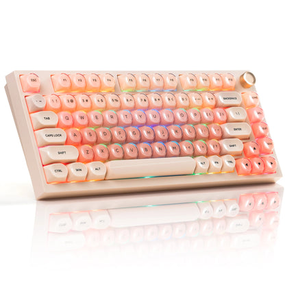 Womier WK98 Wireless Mechanical Tri-Mode Hot Swappable Foundation Keyboard with RGB &amp; Screen