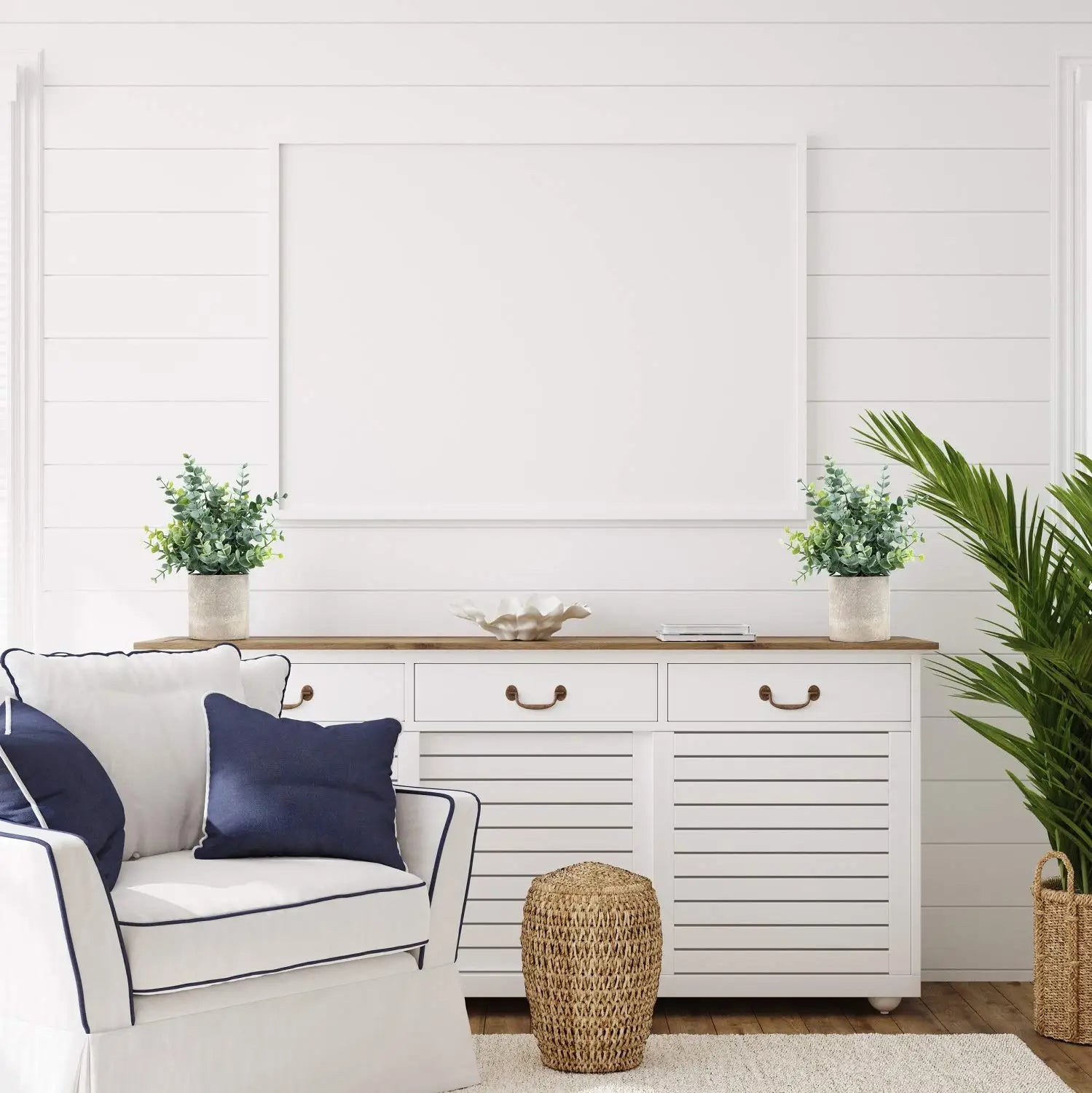 2 Pack Small Faux Potted Eucalyptus Plants for Desk