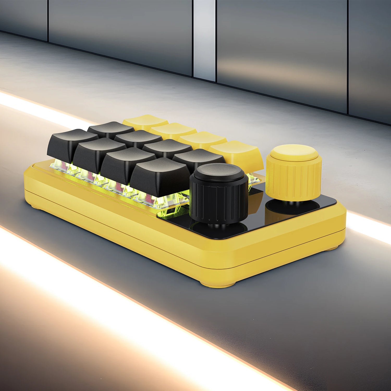 Programmable 12-Key RGB Gaming Macropad w/ Knobs – Hot-Swap Mini Keypad