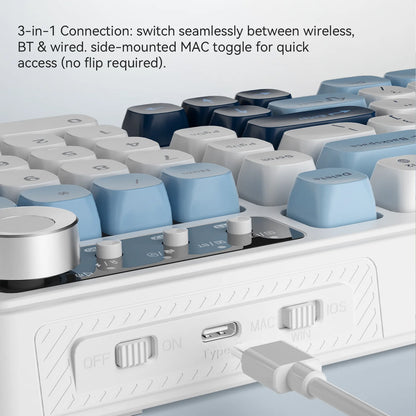 AJAZZ AF98 Wireless Tri-Mode Membrane Keyboard