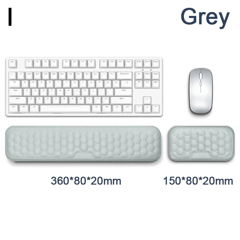 Ergonomic Keyboard &amp; Mouse Memory Foam Wrist Rest