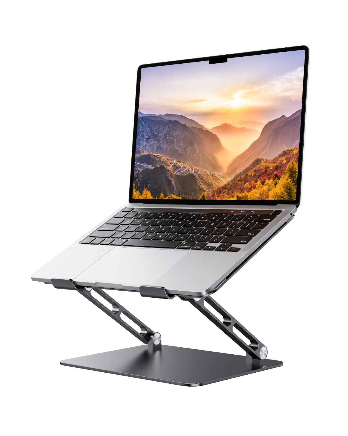 Adjustable Aluminum Laptop Riser for (10-17” Laptop)