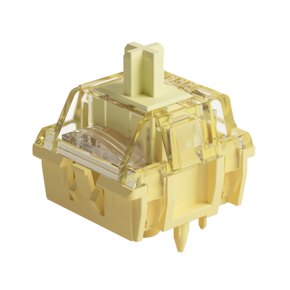 Akko V5 Pro Cream Yellow  5 Pin 50gf Thocky Linear Factory Lubed Switch