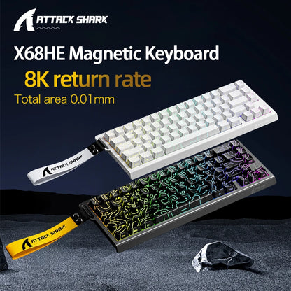 ATTACK SHARK X68HE Magnetic Rapid Trigger Keyboard