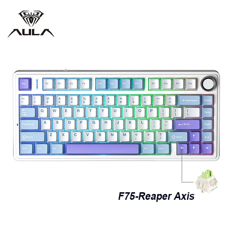 AULA F75 Wireless Gasket Mounted 75% Keyboard