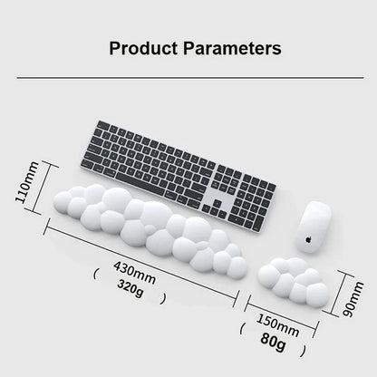 Cloud Wrist Rest for Keyboard &amp; Mouse