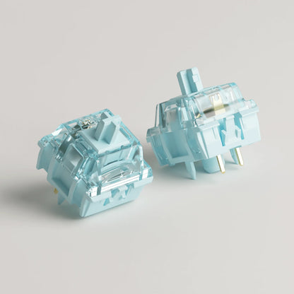 Akko V5 Pro Creamy Blue 5 Pin 45gf Thocky Tactile Switch Factory Lubed Switch