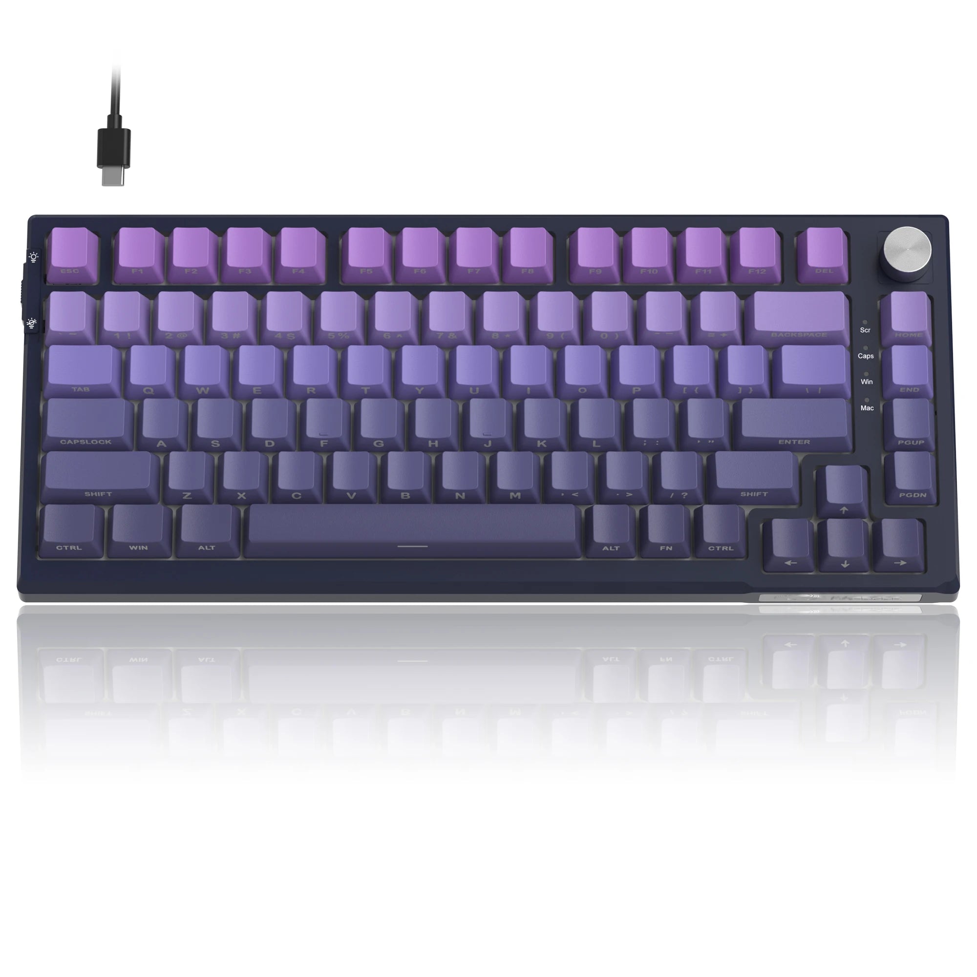 MageGee SKY81 75% Gasket Mounted Keyboard with Knob (Wired Only &amp; Tri-Mode Options)