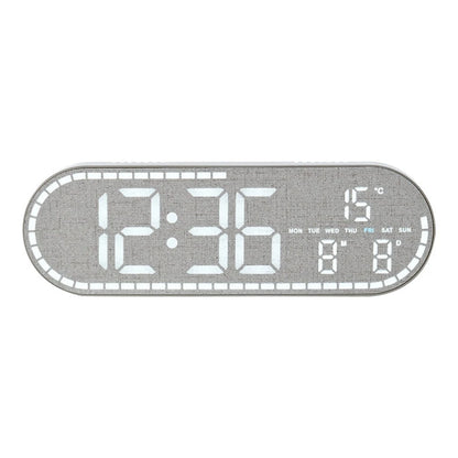 Modern LED Digital Wall Clock (Large Display w/ Date &amp; Temperature)