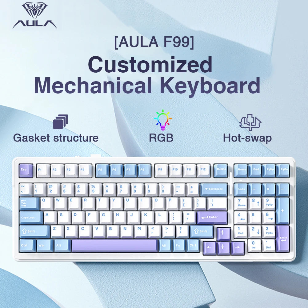 AULA F99 Wireless Gasket Mounted 96% Keyboard