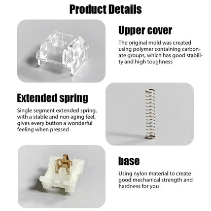 KTT Kang White V3 Linear 3 Pin Custom Cherry RGB SMD Switch