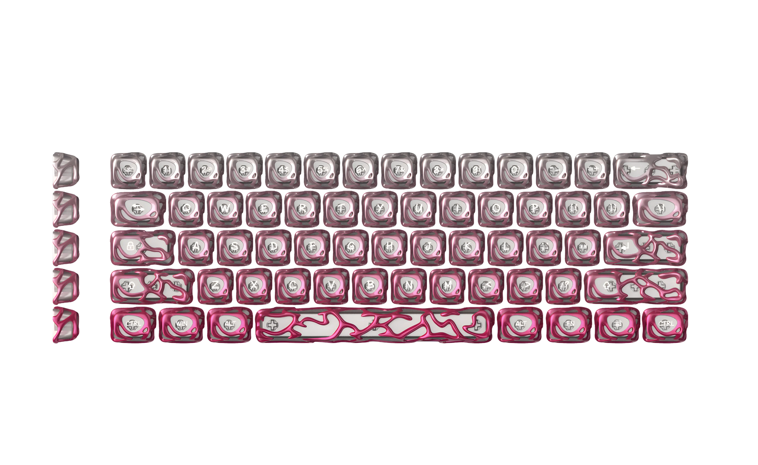 XVX Venom Keycap Set ABS+PC 61-Key
