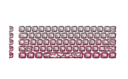 XVX Venom Keycap Set ABS+PC 61-Key