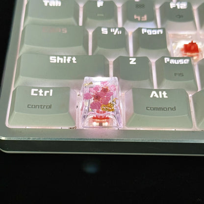 Resin Flower Artisan Accent Keycap (OEM Profile) 1 Piece