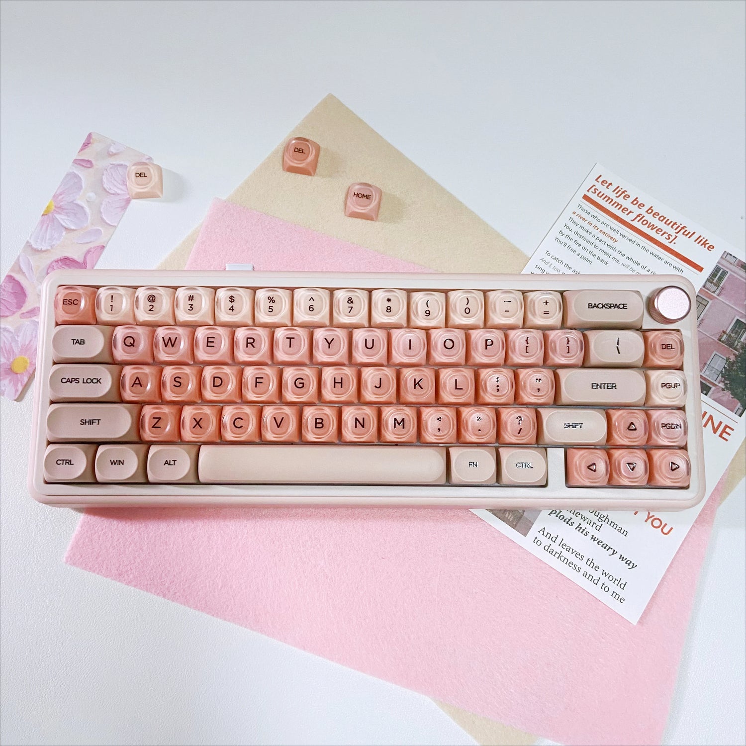 Foundation Jelly Crystal HOA Profile PBT Keycaps