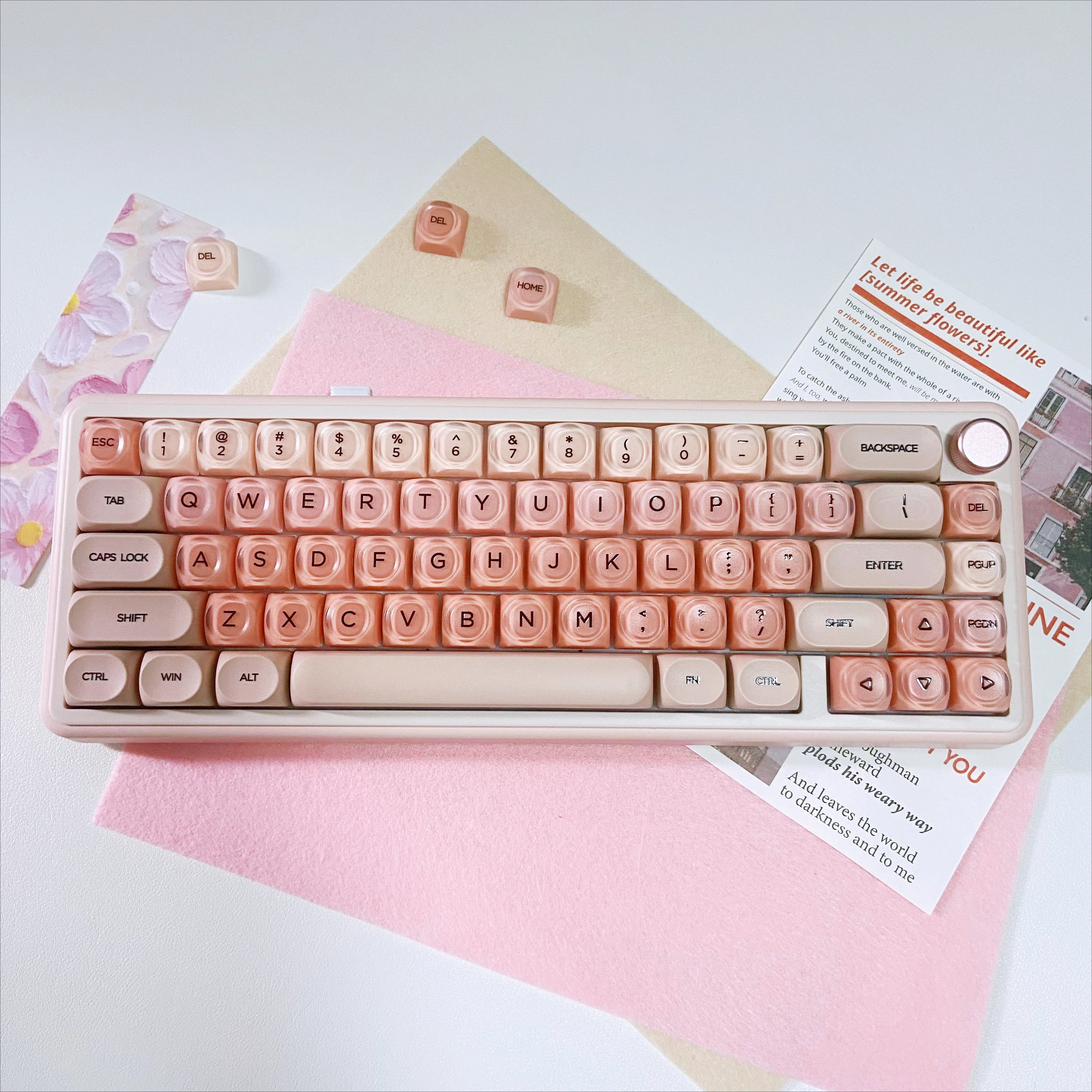Foundation Jelly Crystal HOA Profile PBT Keycaps