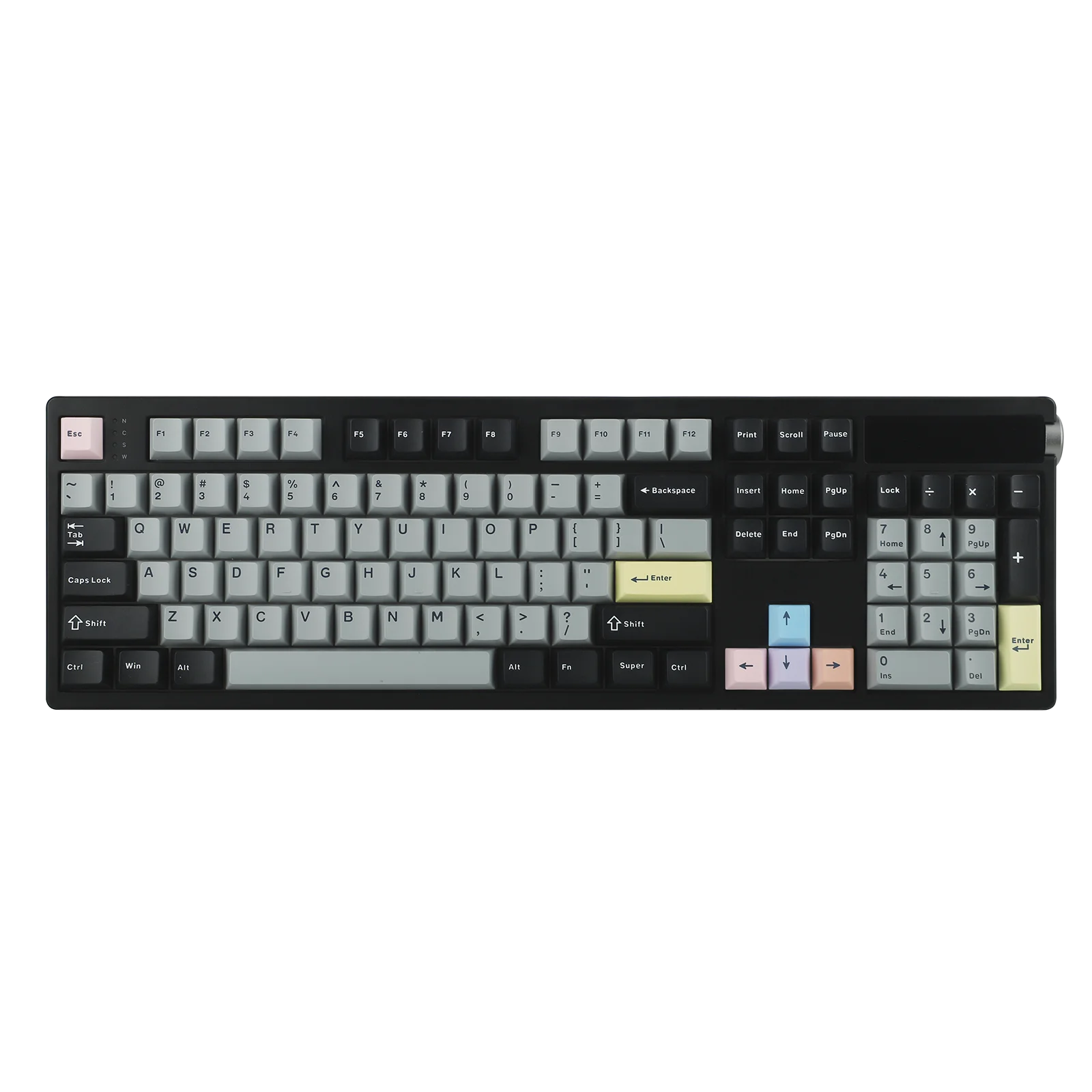 EPOMAKER TH108 PRO 100% Full-Sized Hot-Swap Wireless Keyboard with Screen &amp; Knob
