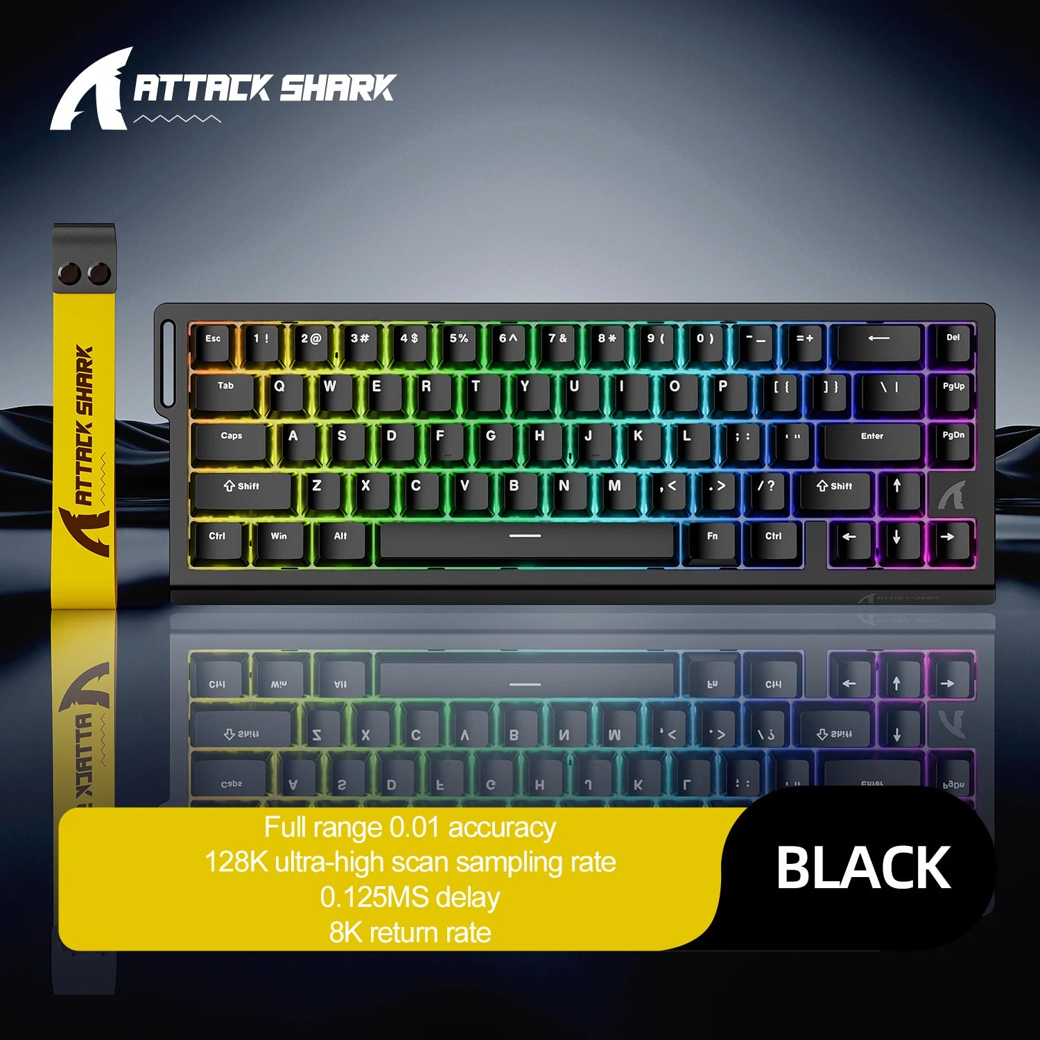 ATTACK SHARK X68HE Magnetic Rapid Trigger Keyboard