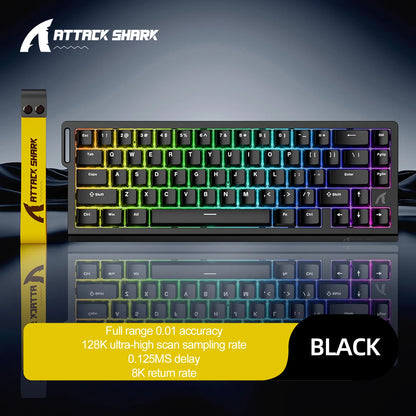 ATTACK SHARK X68HE Magnetic Rapid Trigger Keyboard