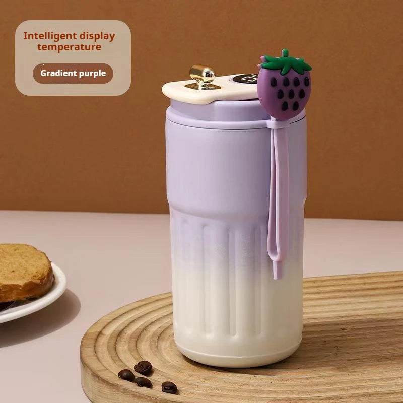 Stainless Steel LED Temperature Display Coffee Cup