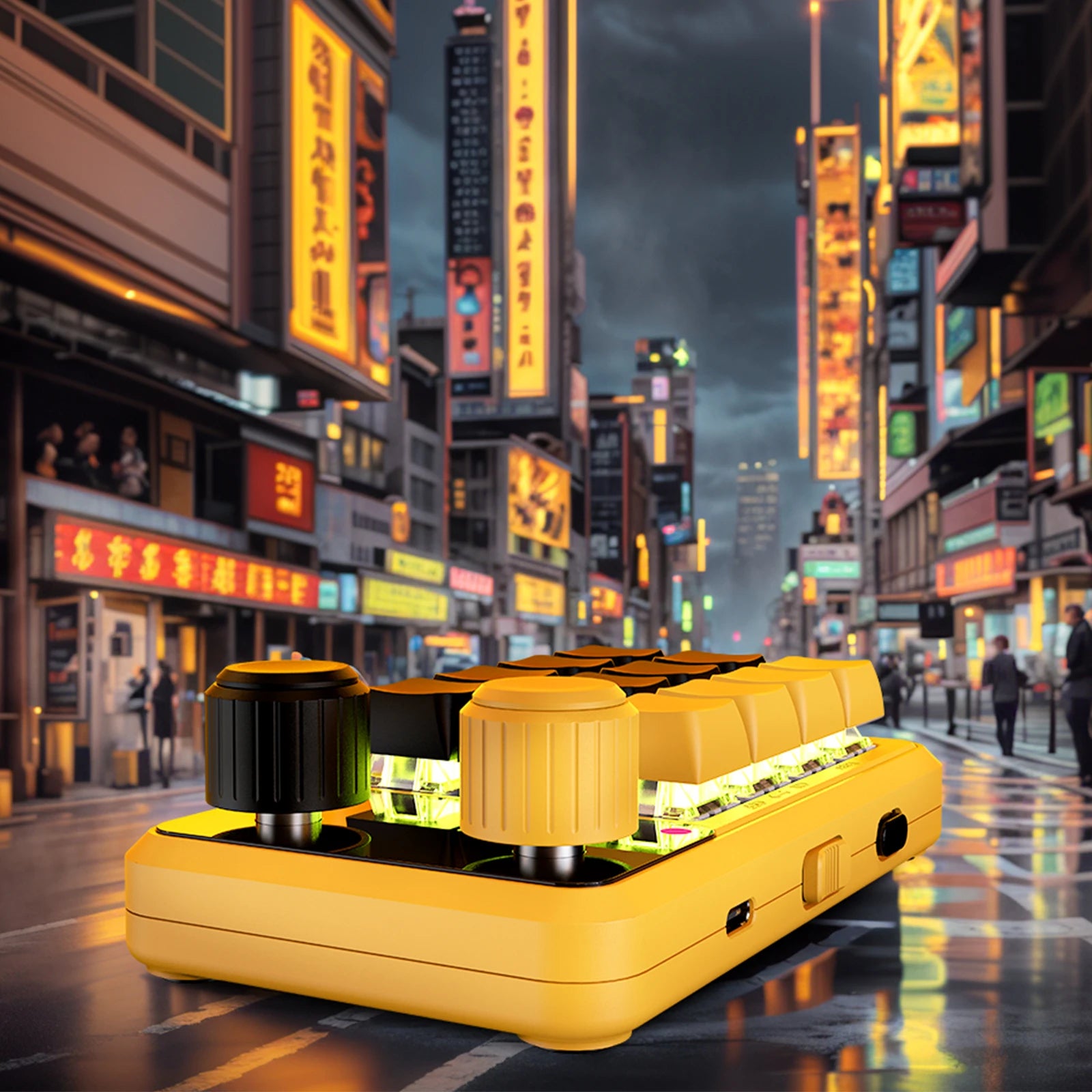 Programmable 12-Key RGB Gaming Macropad w/ Knobs – Hot-Swap Mini Keypad