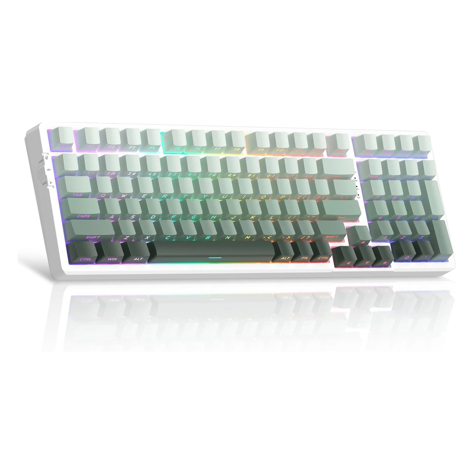 MageGee LIGHT100 Gasket Mounted, Hot Swappable, Tri-Mode, RGB Backlit Mechanical Keyboard