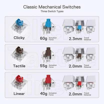 Redragon K630 Dragonborn Hot Swappable 60% Wired  RGB LED Keyboard