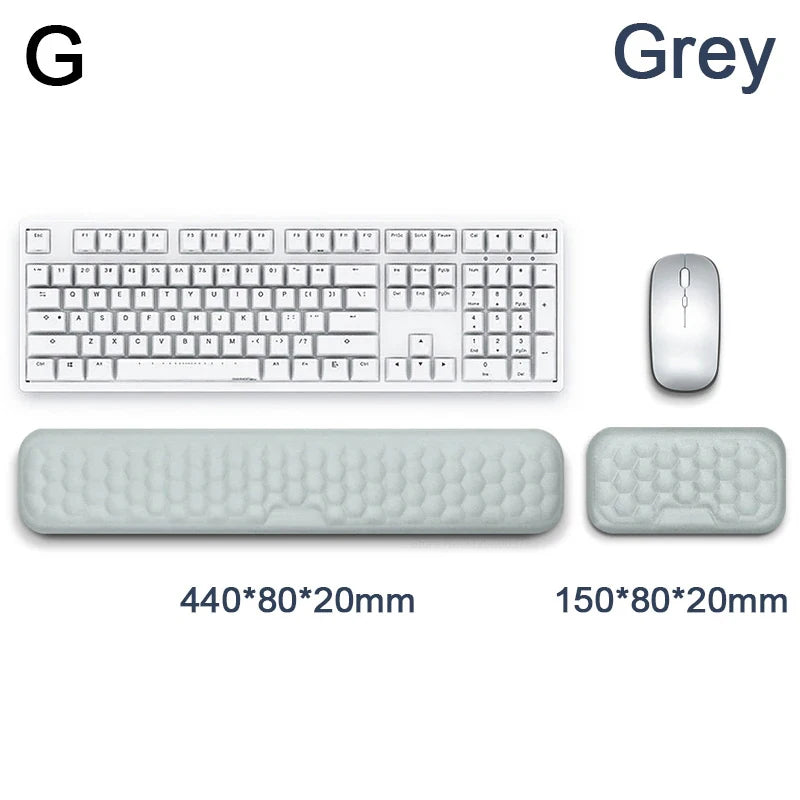 Ergonomic Keyboard &amp; Mouse Memory Foam Wrist Rest