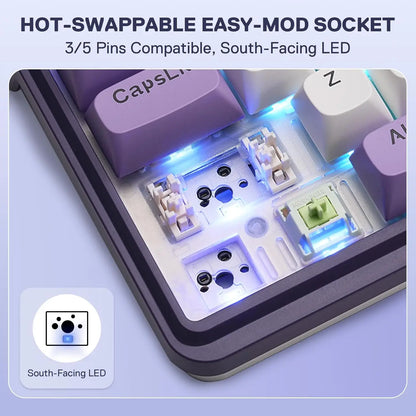 Redragon K745 PRO Wireless 108 Key Gasket Mounted Keyboard