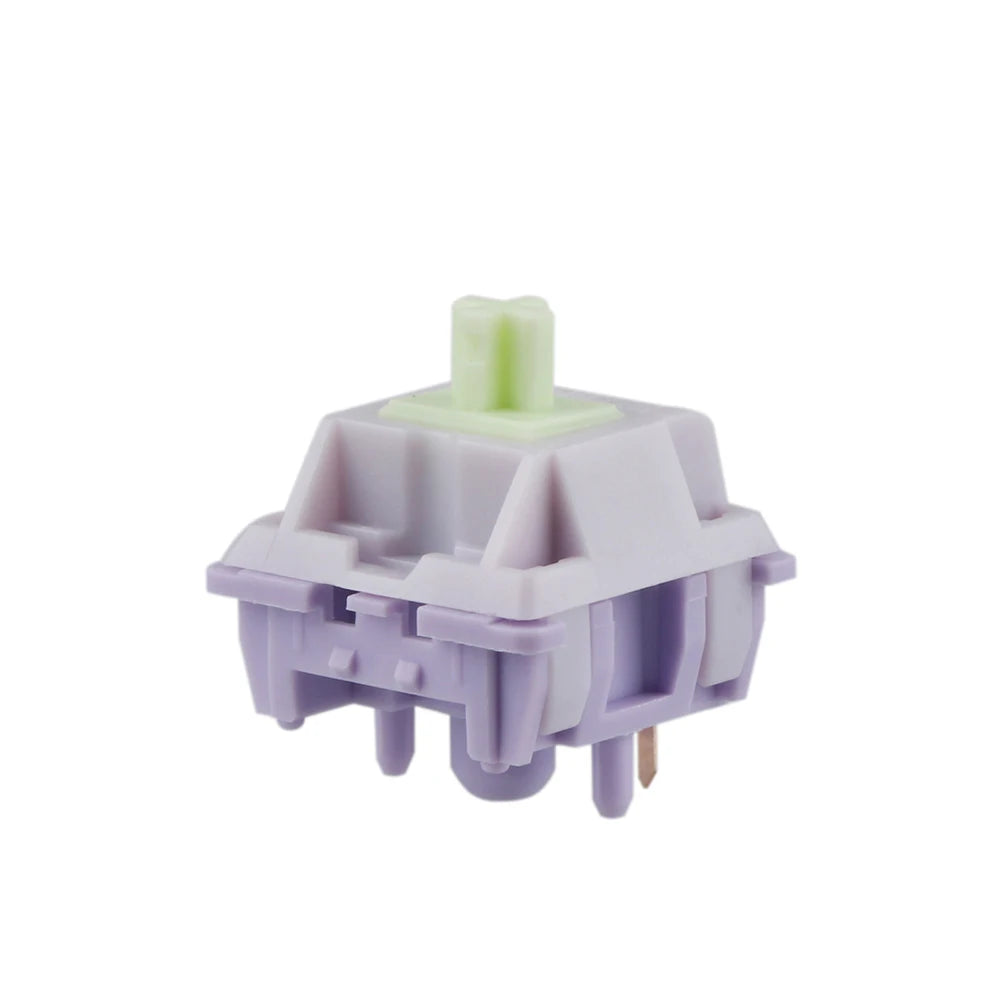 30/100 Piece EPOMAKER Wisteria Linear 45gf Factory Lubed 5-Pin Switches