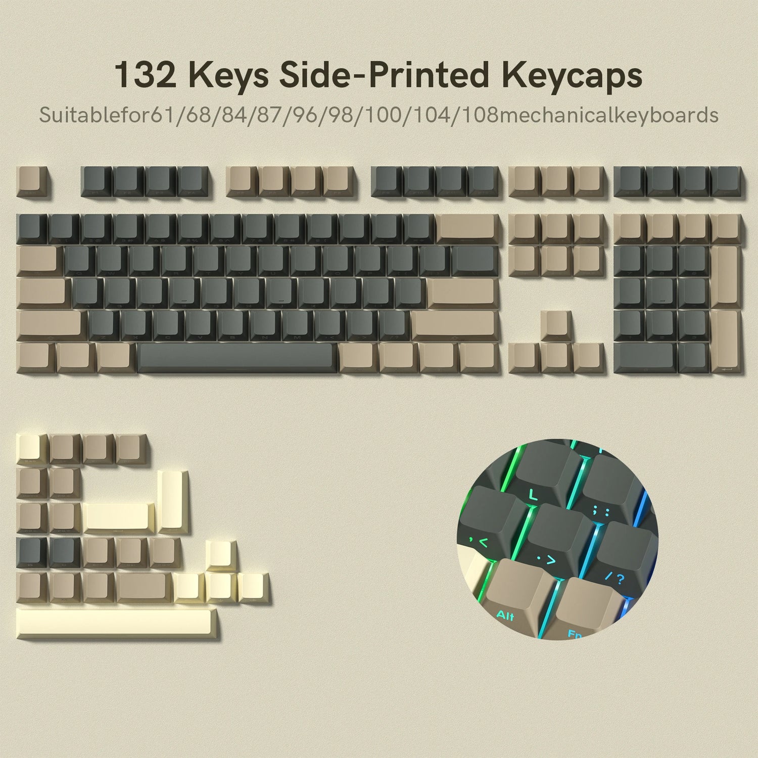 Womier Double Shot Key Cap Sets