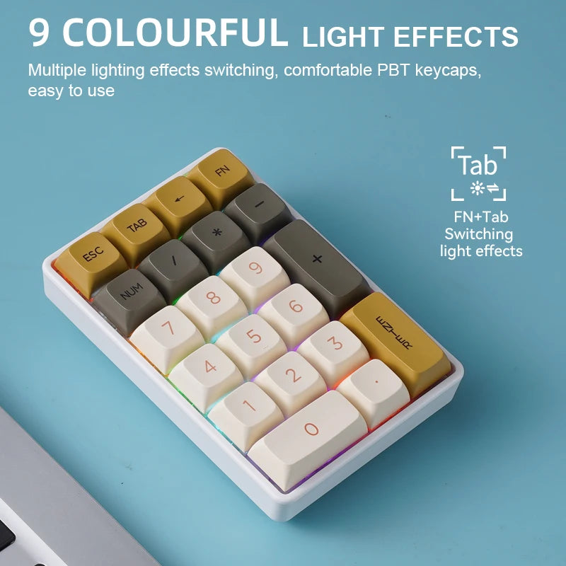 FreeWolf K21 Wireless Hot Swappable Mechanical Numpad