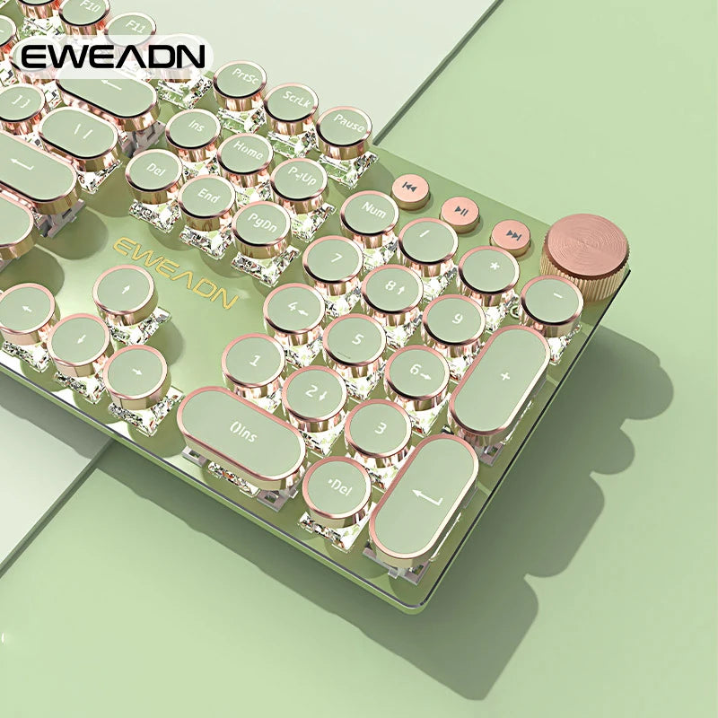V20 Punk Mechanical Keyboard | Vintage Typewriter Style | SwitchSmiths