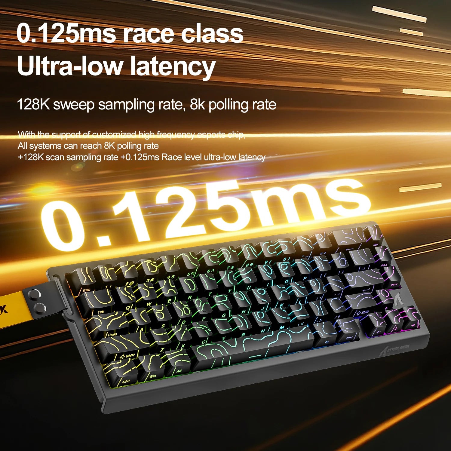 ATTACK SHARK X68HE Magnetic Rapid Trigger Keyboard